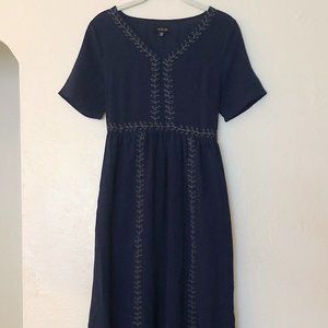 Roolee Navy Maxi Dress